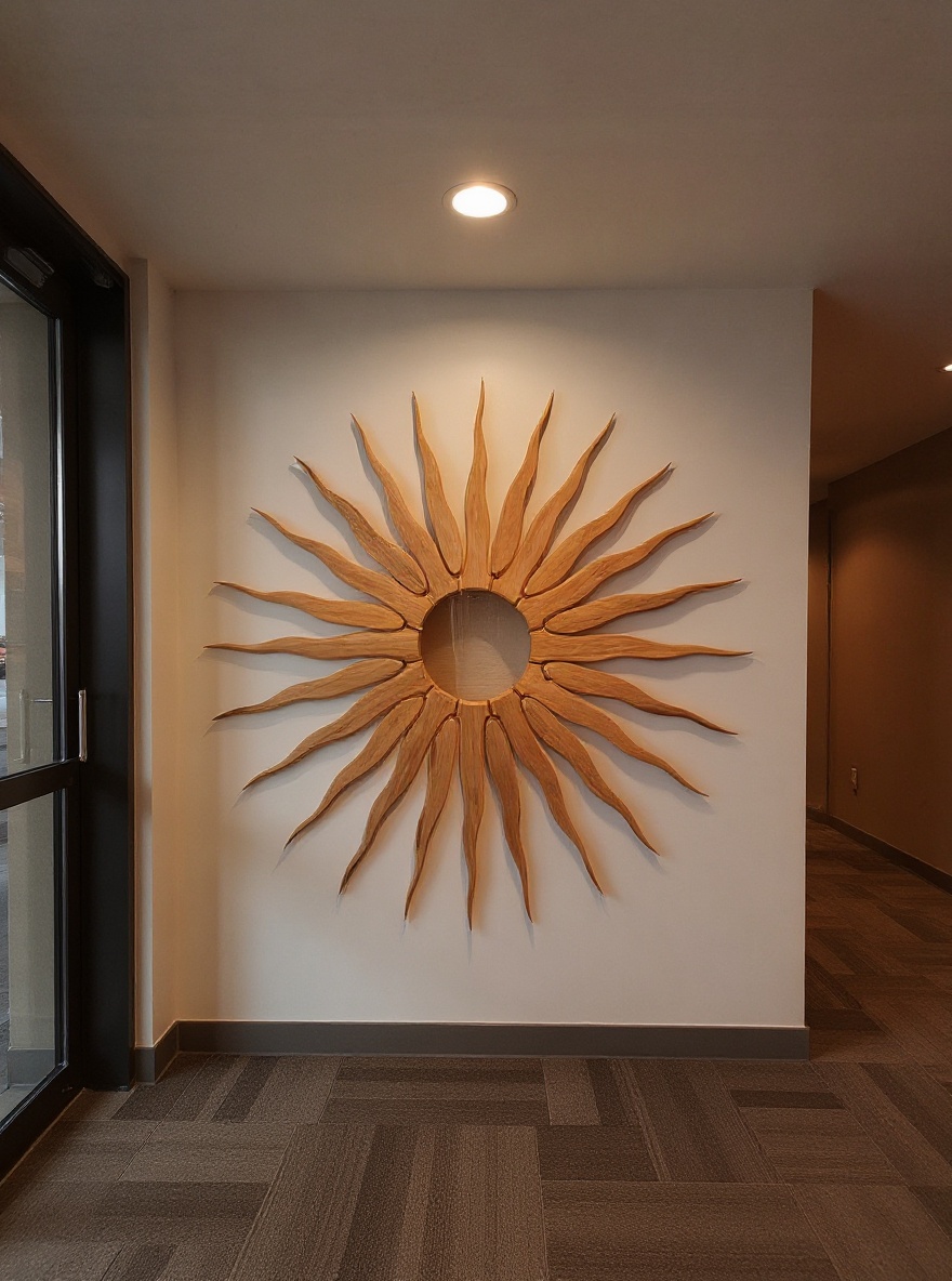 Sol Latino em hall de entrada residencial decoração de interiores
